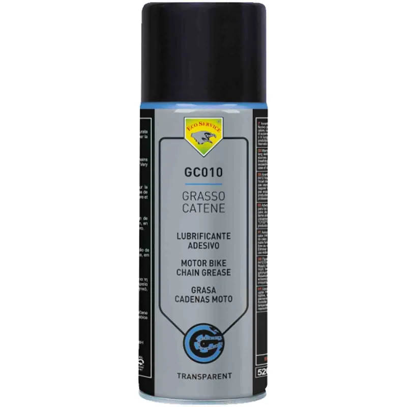 Grasso Catene Spray ECO SERVICE Lubrificante Adesivo Incolore Inodore Moto Kart Meccanica Automotive GC010 Ultima Occasione