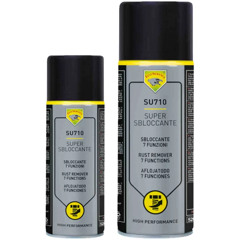 Esclusivo Super Sbloccante Multiuso Spray ECO SERVICE in Bomboletta da 200ml o 400ml Lubrificante Protettivo Anti-ruggine SU710