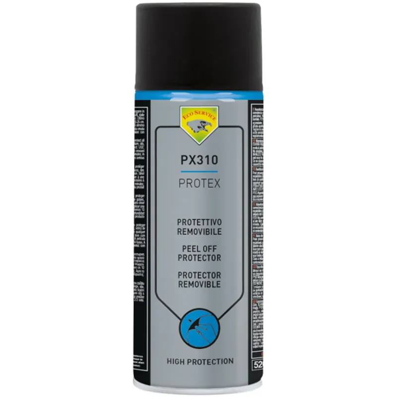 Protettivo Removibile Spray 400ml ECO SERVICE Pellicola Elastica Colorata Temporanea per Superfici PX310 PROTEX Vendita Finale