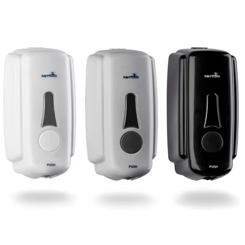 Offerta Dispenser a Muro NETTUNO per Ricariche T-S800 da 800ml Specifico per Saponi Liquidi e Creme Gel Lavamani modello T-SMALL