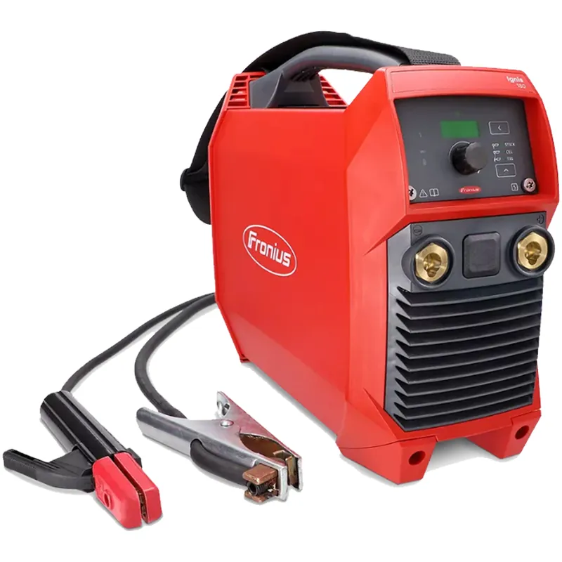 Saldatrice Inverter 180A ad Elettrodo FRONIUS Monofase Professionale Funzioni Hot Start e Anti Stick con Cavi e Pinze modello IGNIS 180 EF Package Reso Gratuito