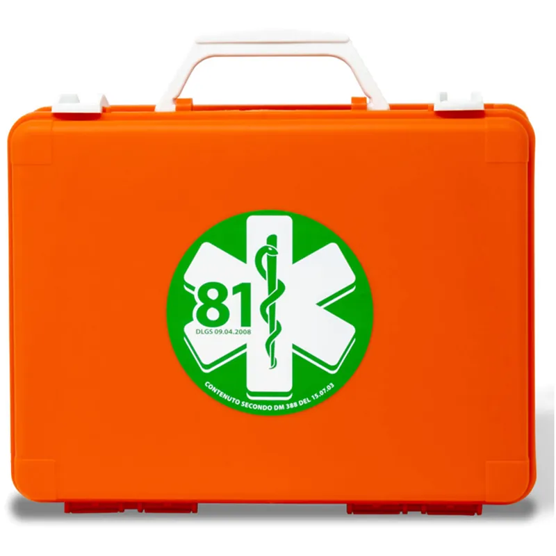 Valigetta di Pronto Soccorso Portatile Conforme DM 388 PVS First Aid KIT per 2 Lavoratori Dispositivi Medici Allegato 2 Base MEDIC 1 articolo CPS513 Scelto Dai Clienti
