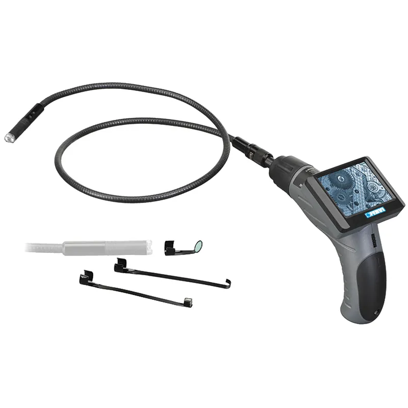 Endoscopio Flessibile FERVI con Sonda Ø 12 mm e Display LCD 3.5″ per Ispezione Meccanica Diagnosi Controllo Visivo Professionale con Luce LED e Accessori modello E022/12 Più Venduto