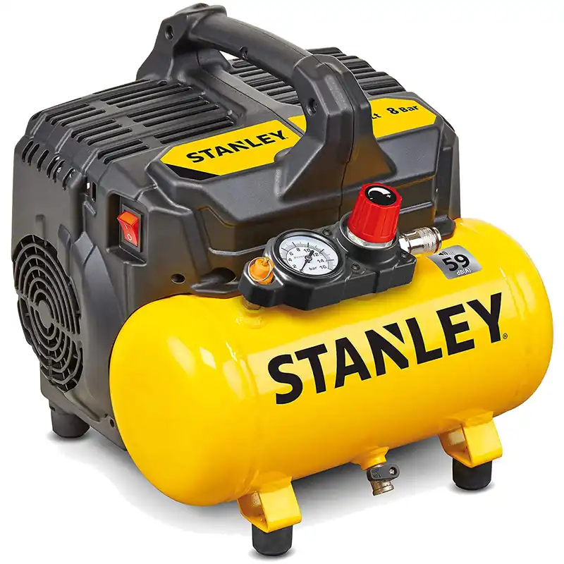 Compressore Portatile 6 Litri Elettrico STANLEY 1HP 230V 8 bar 105 l/min DST 100/8/6 Compra Oggi Stesso