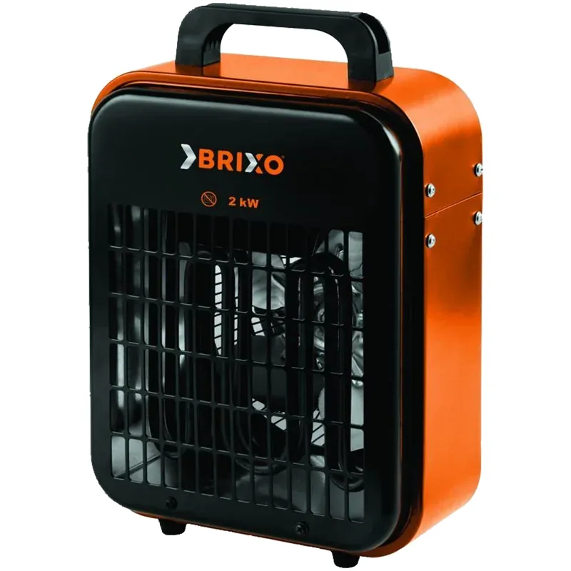 Generatore Aria Calda Elettrico BRIXO Termoventilatore Potenza 2000W Stufa Riscaldatore FAN 2kW Popolare