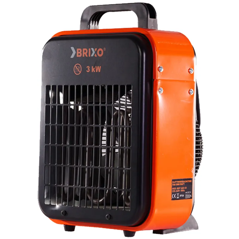 Offerta Limitata Generatore Aria Calda Elettrico BRIXO Termoventilatore Potenza 3000W Stufa Riscaldatore FAN 3kW