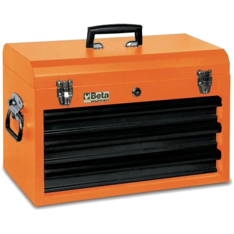 Cassetta Porta Utensili Attrezzi BETA Portatile 3 Cassetti in Acciaio con Chiave Disponibile Vuota o con 159 Utensili e Accessori modello BW C22 Ultime Pezzi