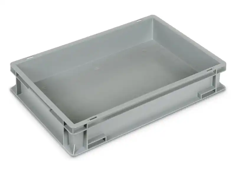 Cassetta in plastica Fami Euro Box 600x400x115mm con maniglie a conchiglia e fondo rinforzato Solo Oggi