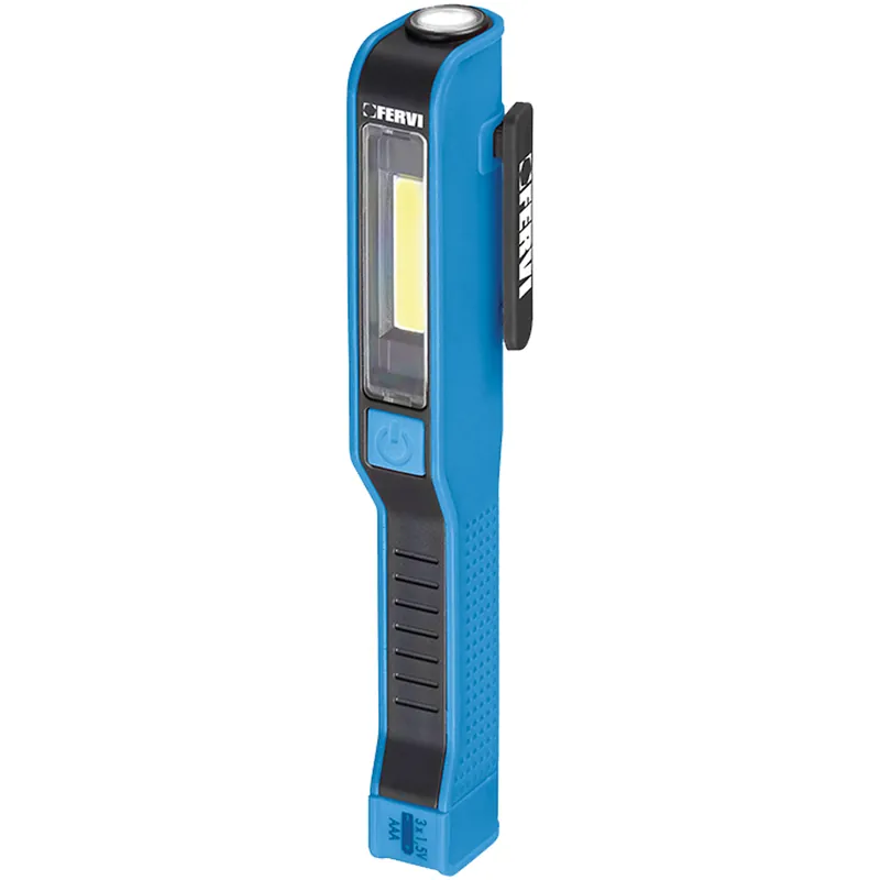 Torcia Tascabile COB LED a Batterie FERVI Portatile a Forma di Penna con Clip Girevole Magnetica articolo 0128A Miglior Prezzo