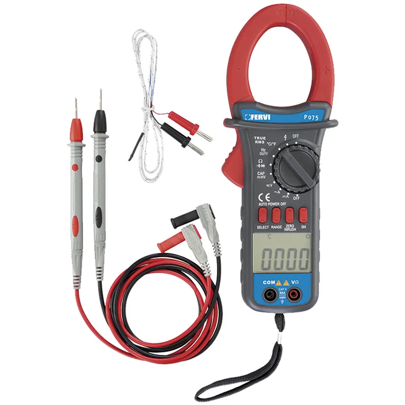 Pinza Amperometrica Digitale Portatile FERVI Multimetro AC DC Professionale a Batteria Voltmetro P075 Compra Adesso