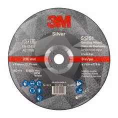 Disco abrasivo da sbavo 3M Silver T27 230x7mm centro depresso (10pz) Occasione