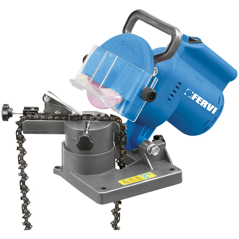 Affila Catene per Motosega Elettrico FERVI Affilatrice Affilacatene Professionale con Protezione Mola 0502 Prezzo Basso