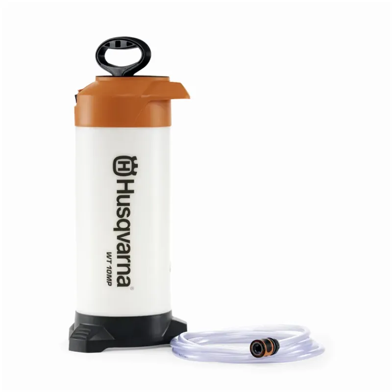 Serbatoio d’Acqua in Pressione HUSQVARNA Capacità 10 Litri con Filtro, Tubo Flessibile e Innesti Rapidi per Mototroncatrici e Carotatrici modello WT 10 MP Pagamento Sicuro