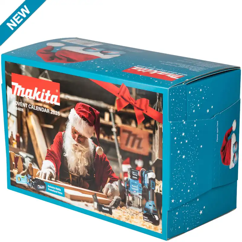 Nuovo Arrivo Calendario dell’Avvento Natale 2025 MAKITA con 24 Utensili e Accessori Originali per Professionisti e Fai Da Te codice P-84816
