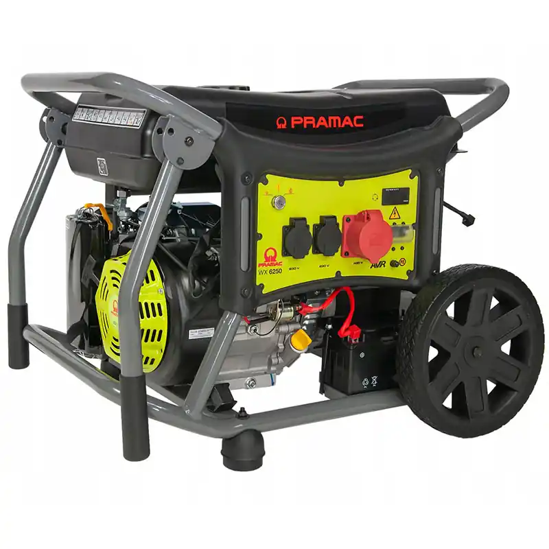 Generatore di Corrente 6kW Benzina PRAMAC Trifase Carrellato Portatile WX6250ES Offerta