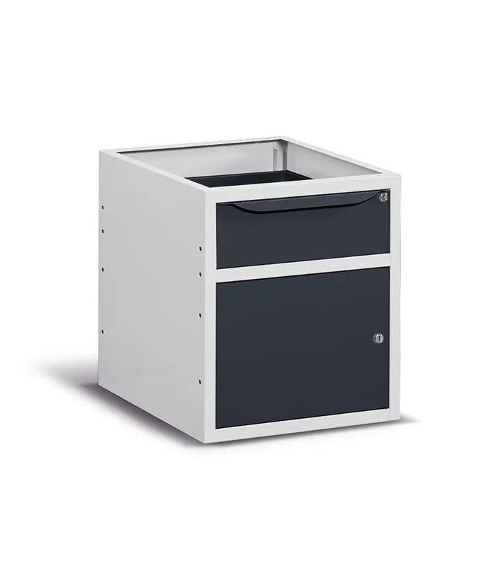 Cassettiera per banco da lavoro Fami 500x607x570mm cassetto e armadietto portata 50 Kg Sconto