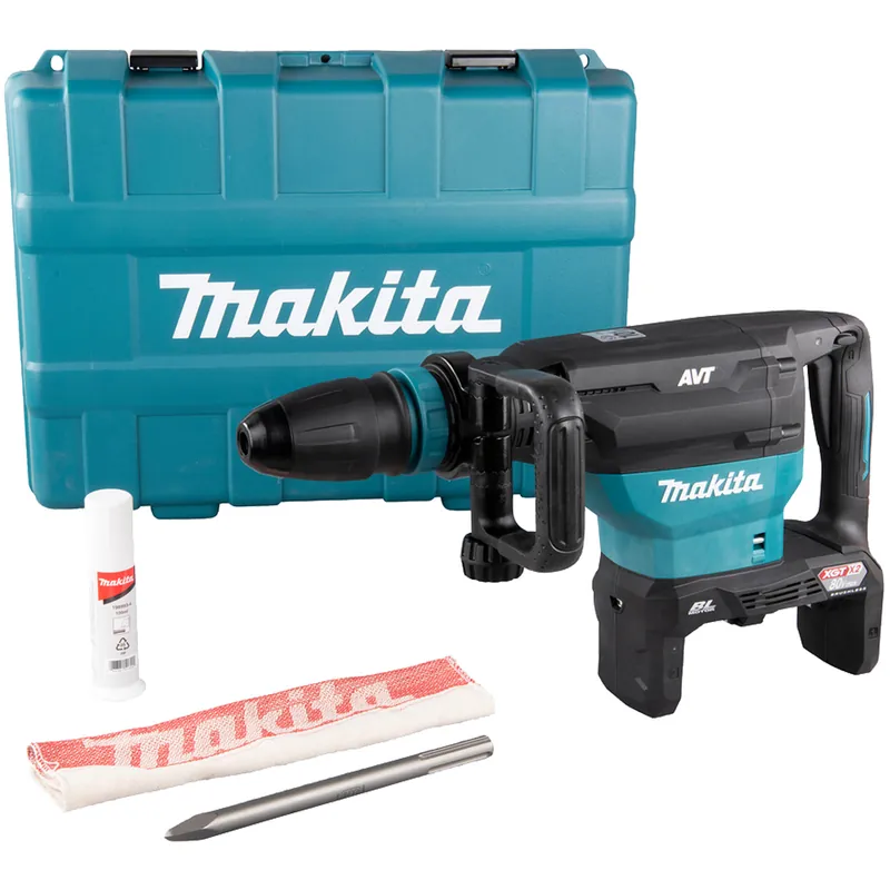 Martello Demolitore Scalpellatore a Batteria 80V (2x40V) MAKITA per Punte SDS-Max Impatto 20.9 Joule Motore Brushless HM002GZ03 Offerta