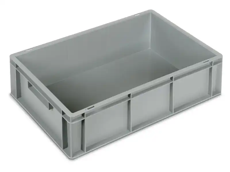 Pagamento Sicuro Cassetta in plastica Fami Euro Box 600x400x170mm con maniglie chiuse e fondo liscio