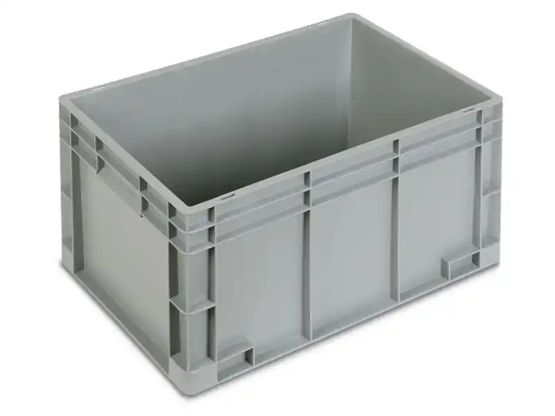 Cassetta in plastica Fami Euro Box 600x400x320mm con maniglie chiuse e fondo liscio Acquista Ora