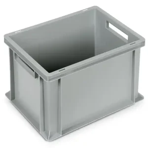 Ultima Occasione Cassetta in plastica Fami Euro Box 400x300x270mm con maniglie aperte e fondo rinforzato