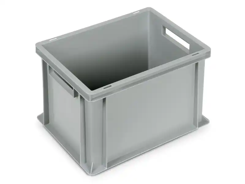 Ultima Occasione Cassetta in plastica Fami Euro Box 400x300x270mm con maniglie aperte e fondo rinforzato