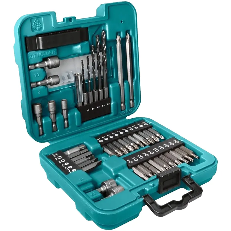 Di Tendenza Assortimento 42 pezzi MAKITA Punte Trapano Bussole Inserti Avvitatura Bit Accessori in Valigetta articolo D-58877