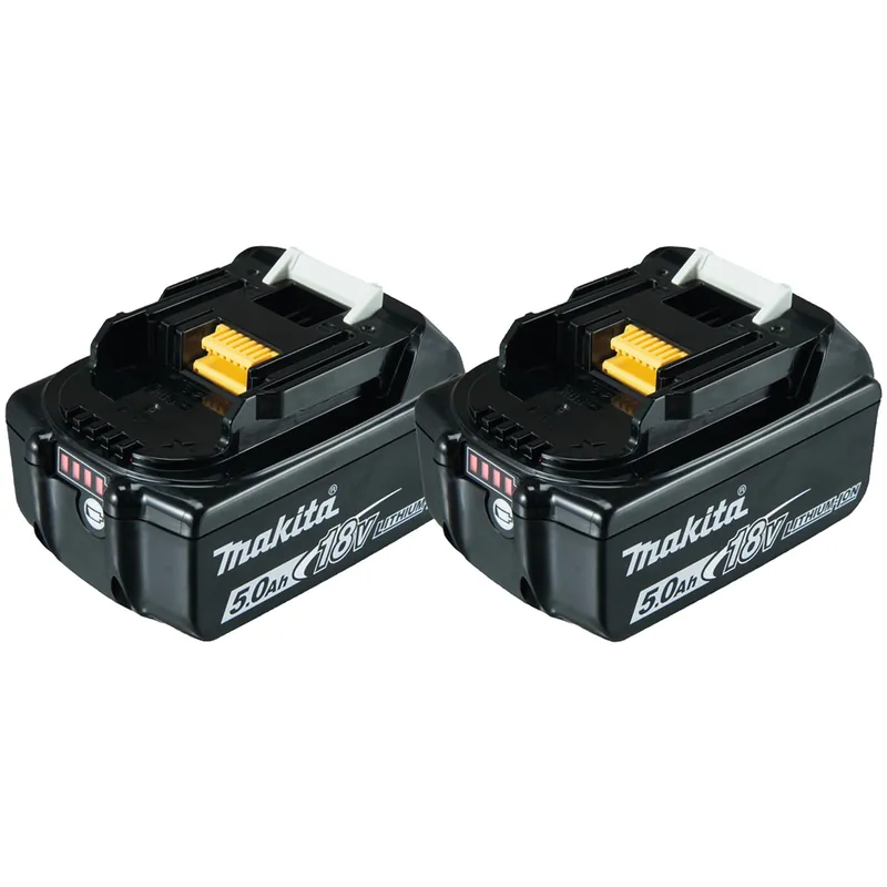Set 2 Batterie 18V da 5.0Ah MAKITA modello BL1850B per Elettroutensili e Accessori LXT® Twinpack codice 197288-2 Acquista Ora