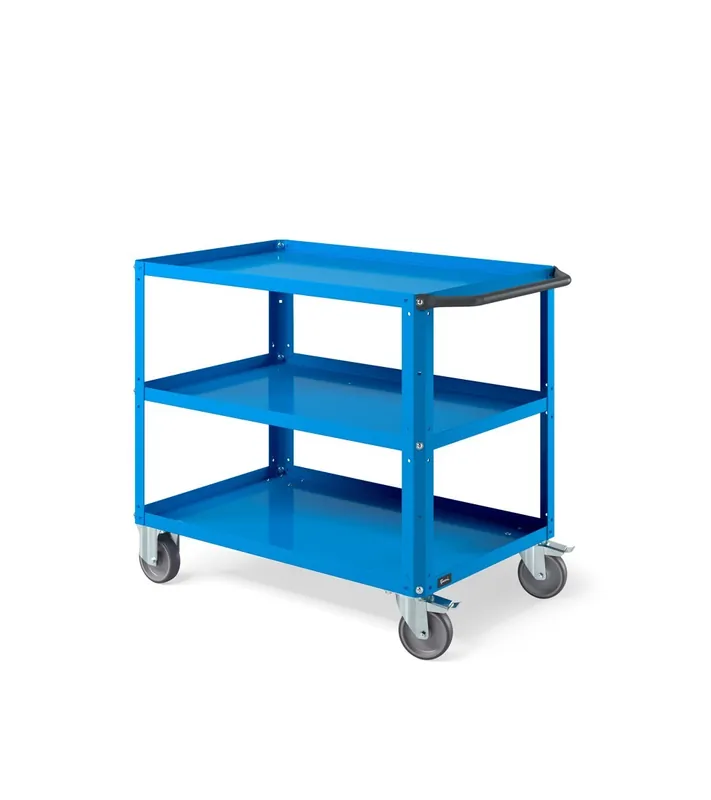 Offerta Limitata Carrello a tre ripiani Clever Large Fami ruote sintetiche antistatiche portata 300kg