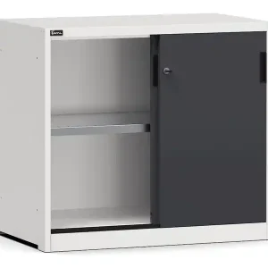 Armadio officina Fami Perfom 1020x600x915mm con ante scorrevoli e ripiano fessurato Direttamente Dal Produttore