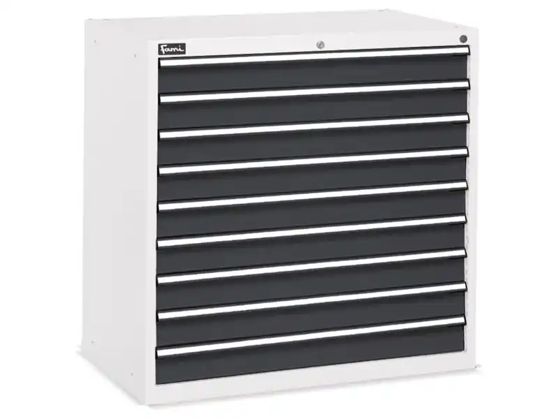 Sconto Cassettiera portautensili Fami Flexa 1023x600x1002mm con 9 cassetti ad estrazione totale, 900Kg