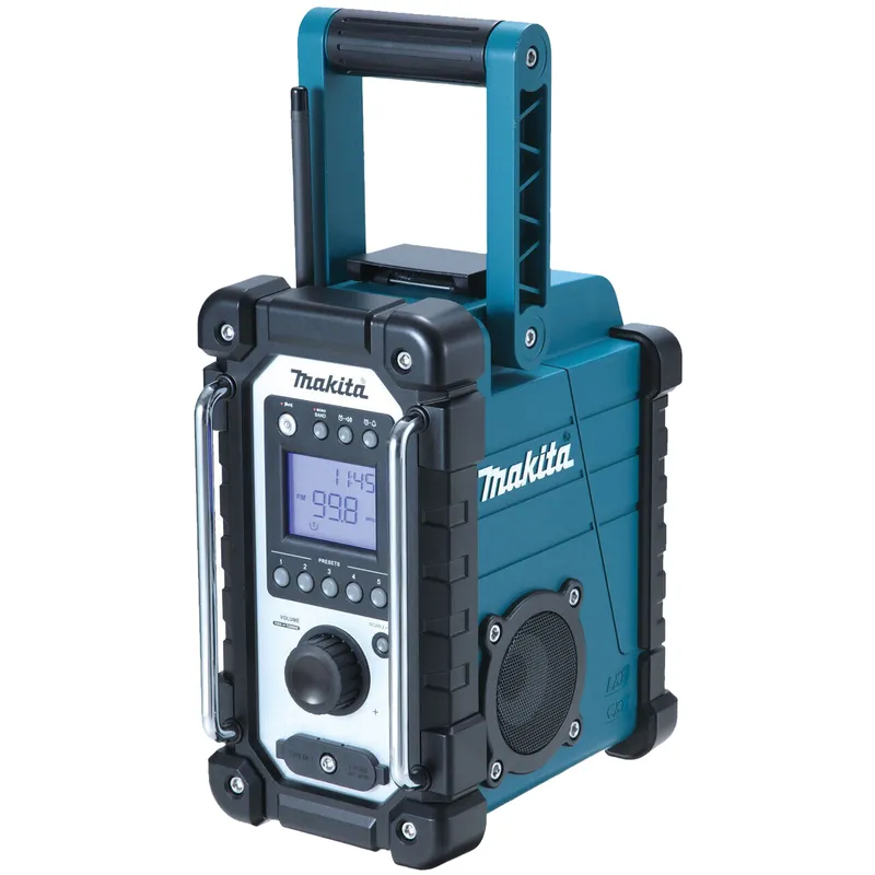 Radio Cantiere a Batteria MAKITA Portatile Ingresso AUX Frequenze AM FM Display LCD DMR107 Super Prezzo