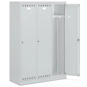 Armadio spogliatoio 3 scomparti Fami 1195x500x1750 mm con divisore interno Sconto