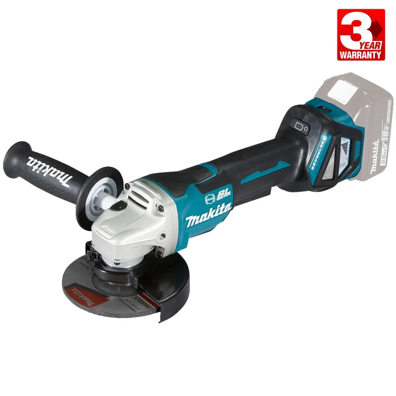 Acquista Ora Smerigliatrice Angolare 115-125mm a Batteria 18V MAKITA Velocità Regolabile Antiriavvio XPT Flex Piccolo Frullino DGA517