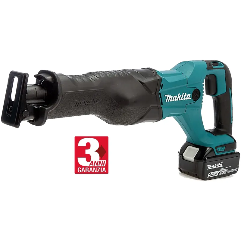 Must-Have Seghetto Dritto Gattuccio a Batteria 18V MAKITA Innesto Rapido della Lama Corsa 32mm Sistema XPT modello DJR186RTE