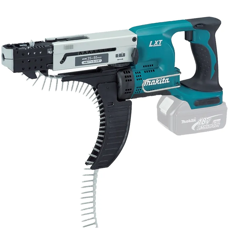 Avvitatore per Cartongesso a Batteria 18V MAKITA Reversibile per Viti a Nastro Cacciavite Autoalimentato DFR550ZJ Promo Stagionale