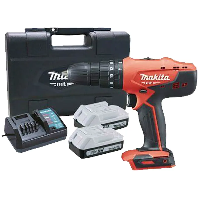 Di Tendenza Trapano Avvitatore con Percussione a Batteria 18V Brushless MAKITA in KIT 2 Batterie Caricabatterie Rapido e Valigetta M8301DWE