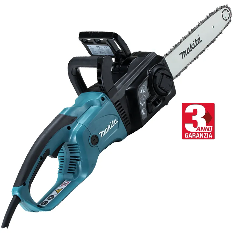 Elettrosega 2000 Watt Barra 35cm MAKITA Regolazione Olio Catena UC3551A Ultime Pezzi