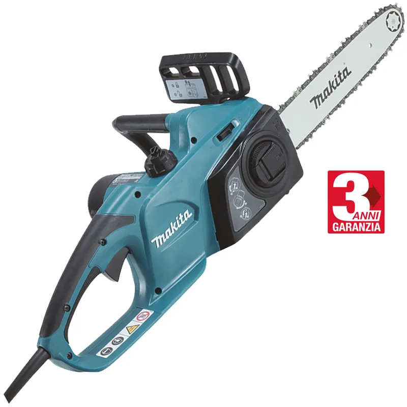 Elettrosega con Barra da 35cm MAKITA Potenza 1800 Watt Regolazione Olio UC3541A Super Prezzo