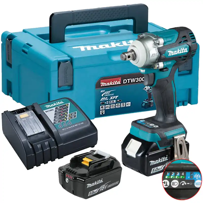 Avvitatore ad Impulsi 1/2″ a Batteria 18V MAKITA Brushless 330Nm DTW300RTJX Sconto