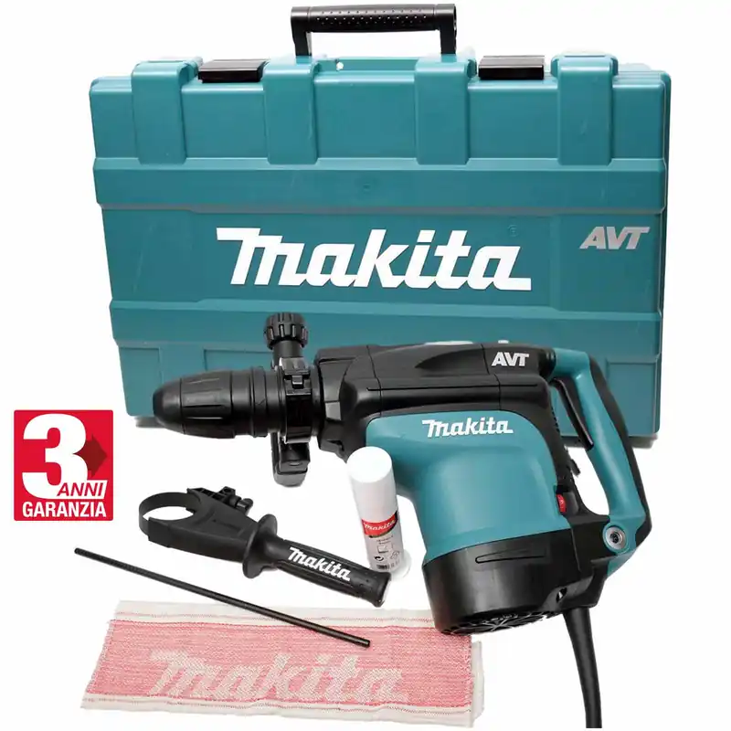Promozione Martello Rotativo 1350W SDS-Max MAKITA Impatto 9,4 Joule Demolitore HR4511C