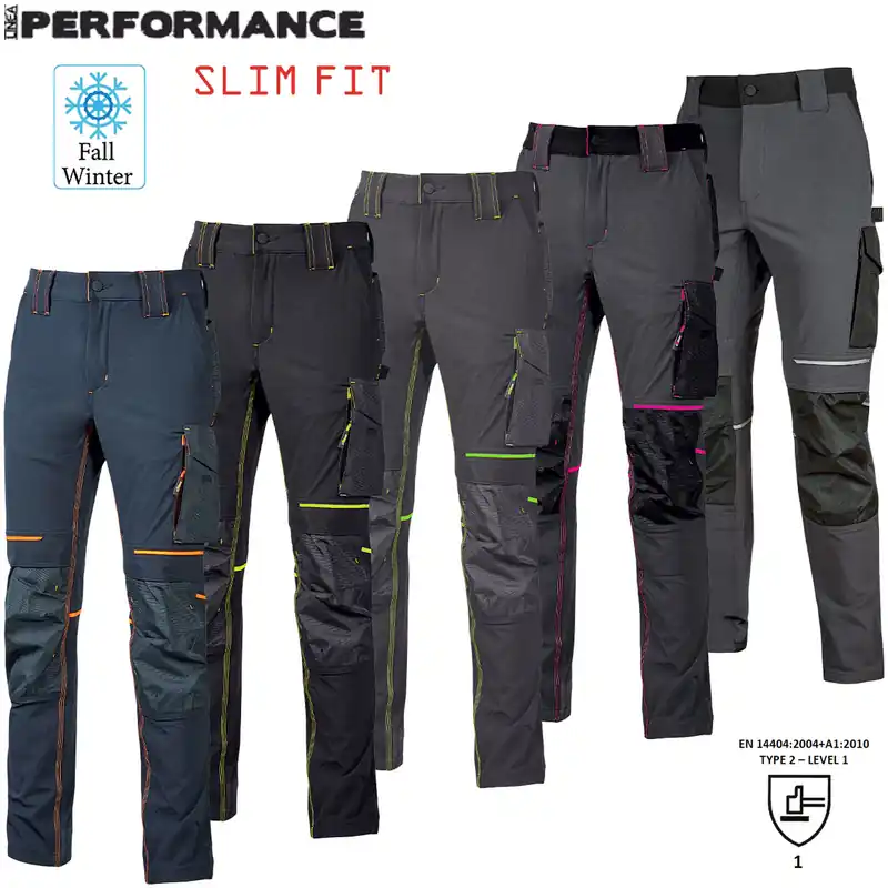 Pantalone Cargo Multitasche Impermeabile Invernale da Lavoro U-POWER da Uomo Donna modello ATOM Prezzo Ridotto