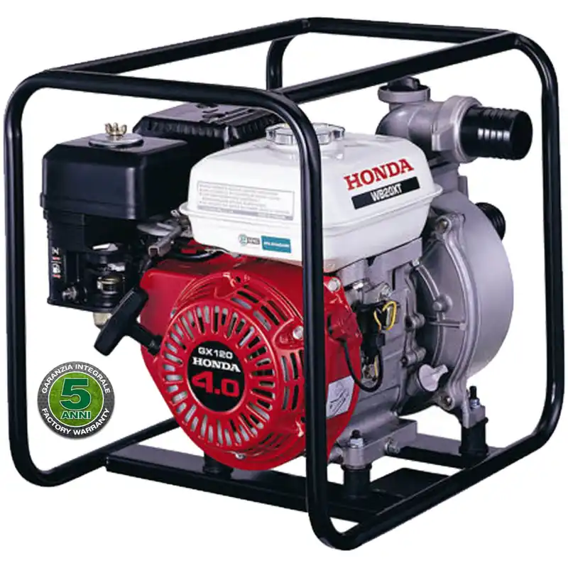 Reso Gratuito Motopompa Portatile Autoadescante HONDA ad Alta Prevalenza 32m Motore con Potenza di 2.6 kW a Benzina 4 Tempi modello WB 20 X