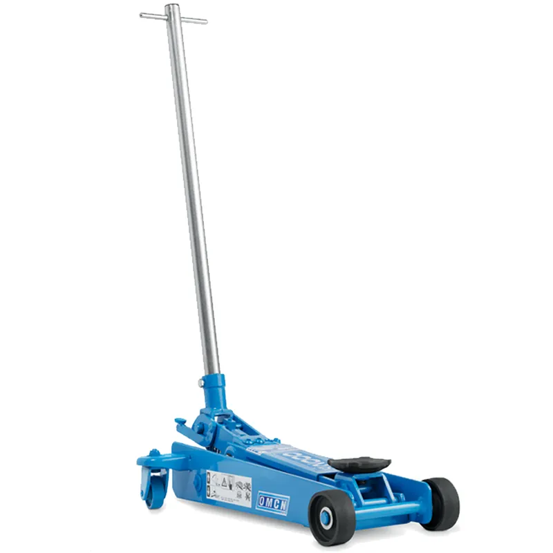 Must-Have Cric Idraulico a Carrello OMCN Sollevatore Crick Sottoauto Oleopneumatico per Autovetture SUV e Veicoli Commerciali Serie Corta Articolo 112