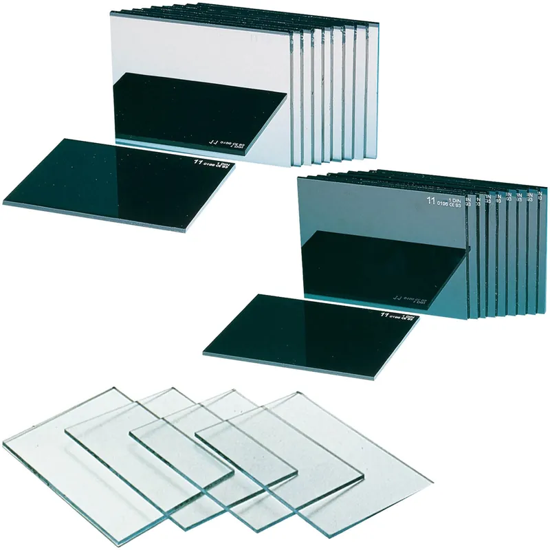 Lenti di Ricambio per Maschere Saldatura SACIT Dimensioni 50x108mm DIN 9-13 Vetro Trasparente Standard Cromato Offerta Del Giorno