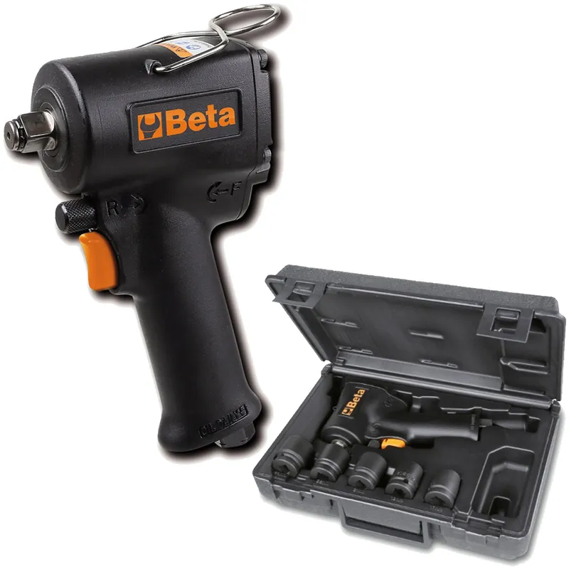Avvitatore a Impulsi Pneumatico 1/2″ Reversibile BETA Coppia 770Nm Massa Battente Kit 5 Bussole Macchina e Valigetta modello 1927XM/K5 Miglior Prezzo