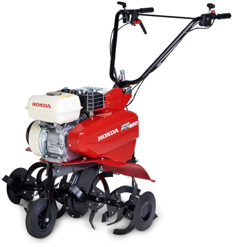 Economico Motozappa a Scoppio 4 Tempi HONDA a Benzina Motocoltivatore Arieggiatore Semiprofessionale con Frese Incluse FG320 DE