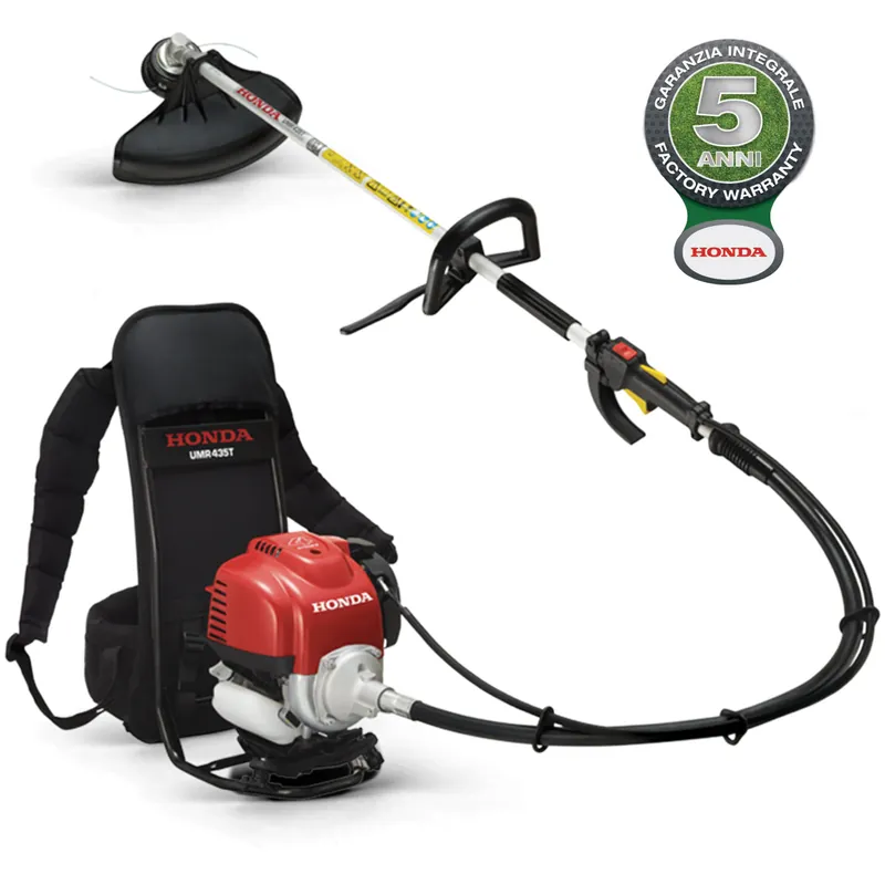 Decespugliatore a Scoppio 4 Tempi HONDA Spalleggiato con Motore Benzina 35cc GX35T Tagliabordi Taglia Erba Professionale modello UMR 435 T Acquista Ora