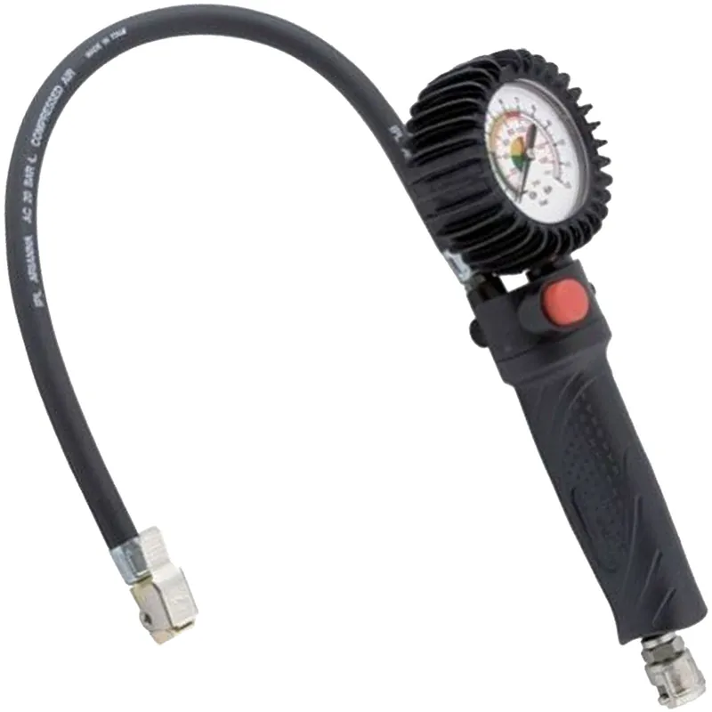 Promozione Esclusiva Pistola per Gonfiaggio Pneumatici ANI con Manometro 60mm per Compressore Controllo Pressione Professionale 25/E