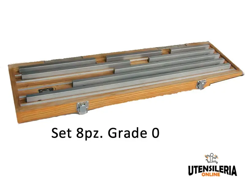 SET 8pz blocchetti di riscontro lunghi 25-200mm Grade 0 Ultime Pezzi
