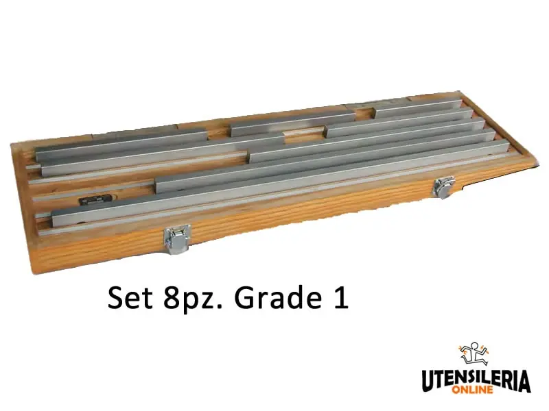 Saldi SET 8pz blocchetti di riscontro lunghi 25-200mm Grade 1
